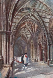 ウェストミンスター寺院の回廊 作： John Fulleylove